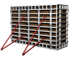 Расчет опалубки стен